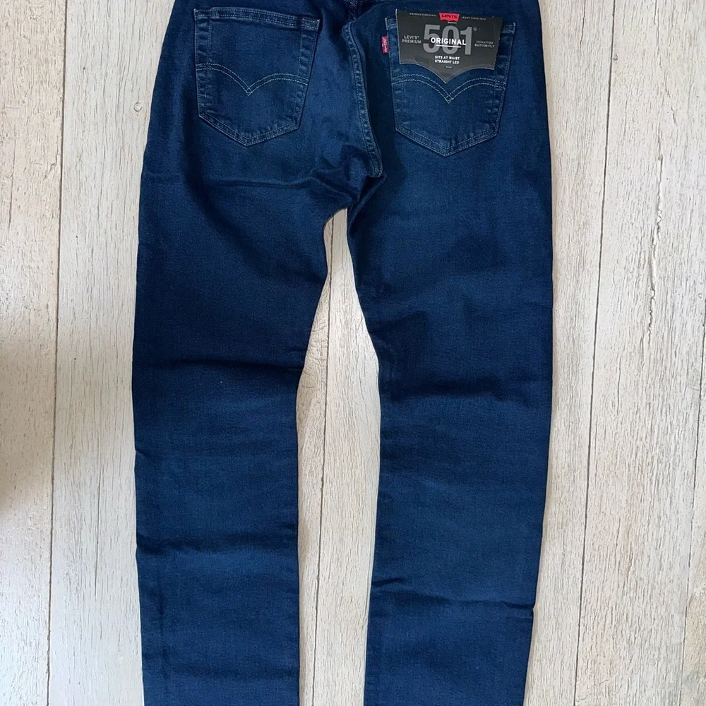 Levi's Men's Dark Blue Slim Straight Jeans